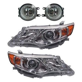TRQ® - Driver and Passenger Side Replacement Headlights