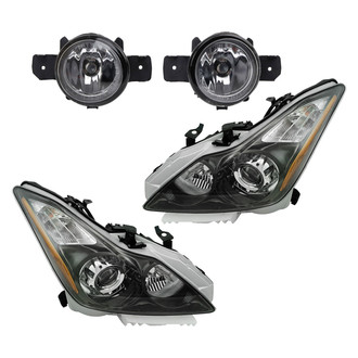 TRQ® - Driver and Passenger Side Replacement Headlights