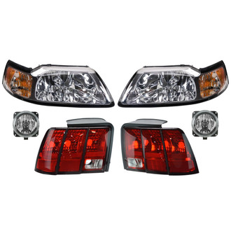 TRQ® - Driver and Passenger Side Replacement Headlights