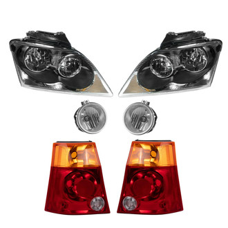 TRQ® - Driver and Passenger Side Replacement Headlights