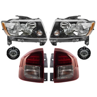 TRQ® - Driver and Passenger Side Replacement Headlights