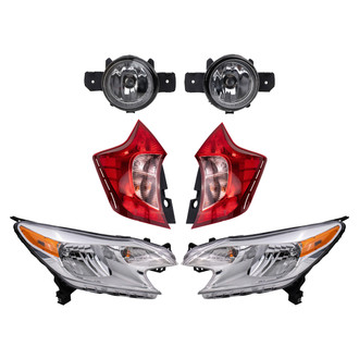 TRQ® - Driver and Passenger Side Replacement Headlights