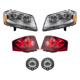 TRQ® - Driver and Passenger Side Replacement Headlight
