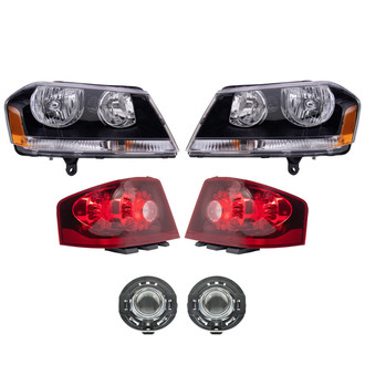 TRQ® - Driver and Passenger Side Replacement Headlights
