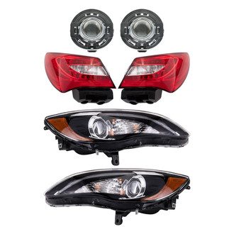 TRQ® - Driver and Passenger Side Replacement Headlights