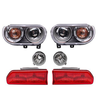 TRQ® - Driver and Passenger Side Replacement Headlight