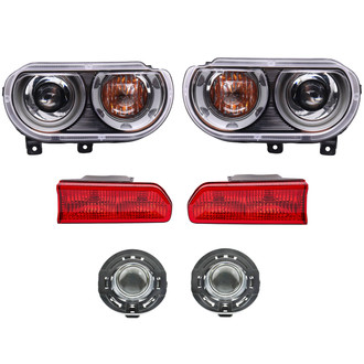 TRQ® - Driver and Passenger Side Replacement Headlights