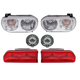 TRQ® - Driver and Passenger Side Replacement Headlights