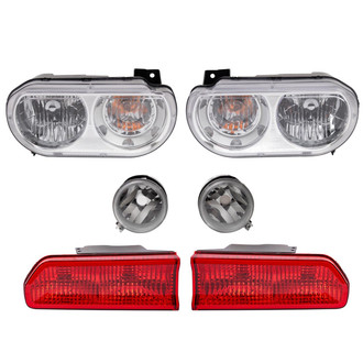 TRQ® - Driver and Passenger Side Replacement Headlights