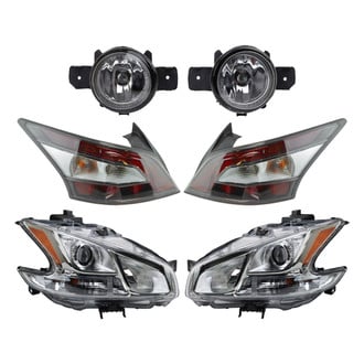 TRQ® - Driver and Passenger Side Replacement Headlight