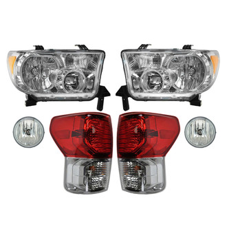 TRQ® LKA83732 - Driver and Passenger Side Replacement Headlights