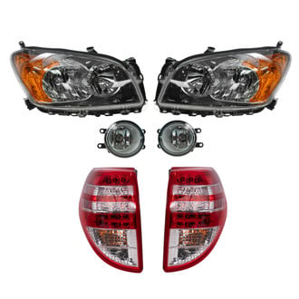 TRQ® - Driver and Passenger Side Replacement Headlight