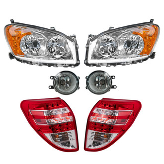 TRQ® LKA83736 - Driver and Passenger Side Replacement Headlights
