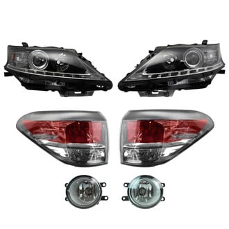 TRQ® - Driver and Passenger Side Replacement Headlight