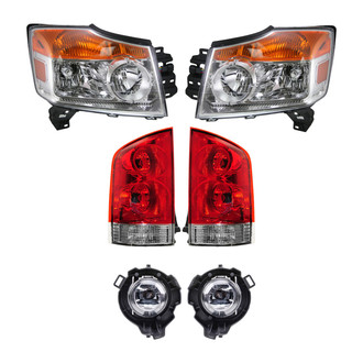 TRQ® - Driver and Passenger Side Replacement Headlights