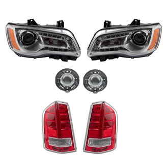 TRQ® - Driver and Passenger Side Replacement Headlights