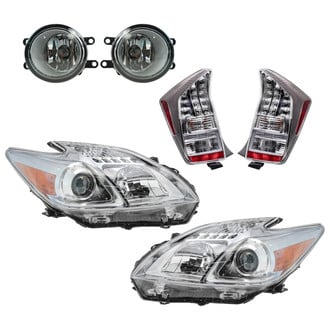 TRQ® - Driver and Passenger Side Replacement Headlights