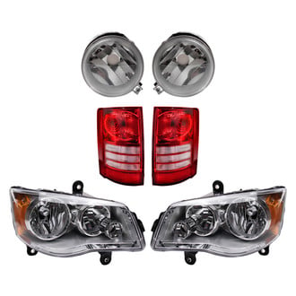 TRQ® - Driver and Passenger Side Replacement Headlights