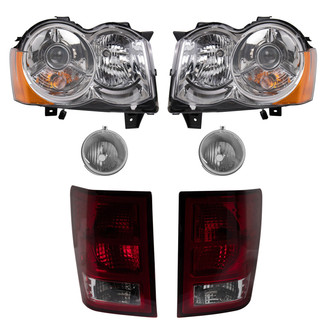 TRQ® - Driver and Passenger Side Replacement Headlights
