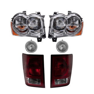 TRQ® - Driver and Passenger Side Replacement Headlights