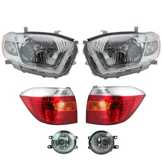 TRQ® - Driver and Passenger Side Replacement Headlights