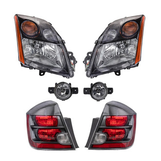 TRQ® - Driver and Passenger Side Replacement Headlights