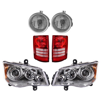 TRQ® - Driver and Passenger Side Replacement Headlights