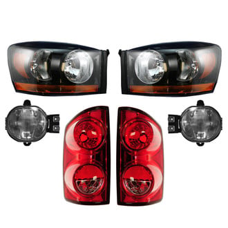 TRQ® - Driver and Passenger Side Replacement Headlight