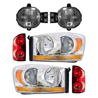 TRQ® - Driver and Passenger Side Replacement Headlights