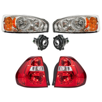 TRQ® - Driver and Passenger Side Replacement Headlights