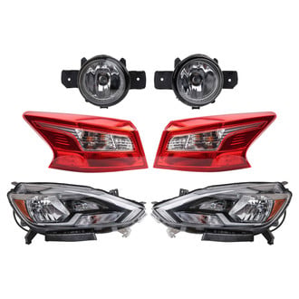 TRQ® LKA83829 - Driver and Passenger Side Replacement Headlights