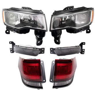 TRQ® LKA83849 - Driver and Passenger Side Replacement Headlights
