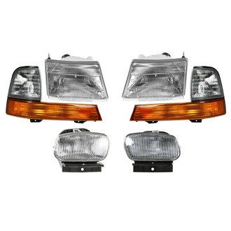 TRQ® - Driver and Passenger Side Replacement Headlights