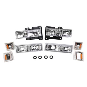 TRQ® - Driver and Passenger Side Replacement Headlights
