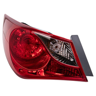 TRQ® - Driver Side Outer Replacement Tail Light