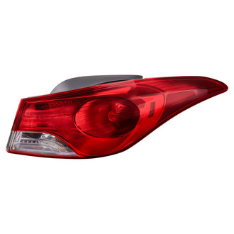 TRQ® - Passenger Side Outer Replacement Tail Light