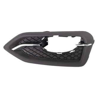TRQ® - Front Passenger Side Fog Light Bezel