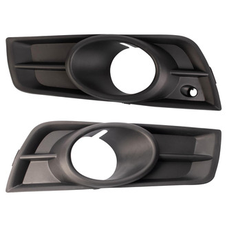 TRQ® - Front Driver and Passenger Side Fog Light Bezels