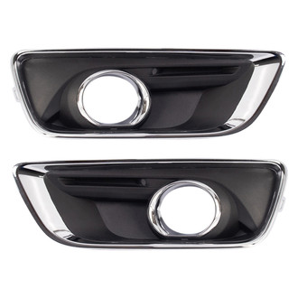 TRQ® - Front Driver and Passenger Side Fog Light Bezel