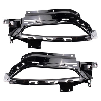 TRQ® - Front Driver and Passenger Side Fog Light Bezel