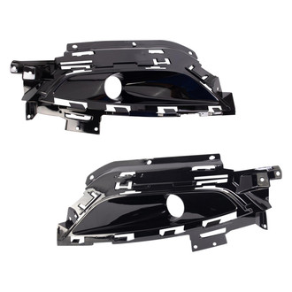 TRQ® - Front Driver and Passenger Side Fog Light Bezel