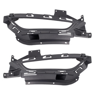 TRQ® - Front Driver and Passenger Side Fog Light Bezel