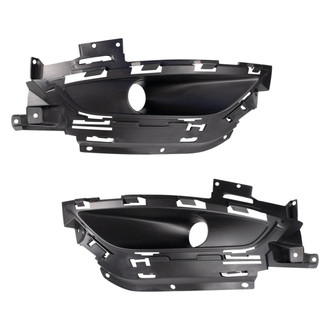 TRQ® - Front Driver and Passenger Side Fog Light Bezel