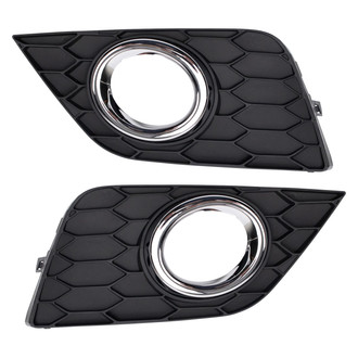 TRQ® - Front Driver and Passenger Side Fog Light Bezel