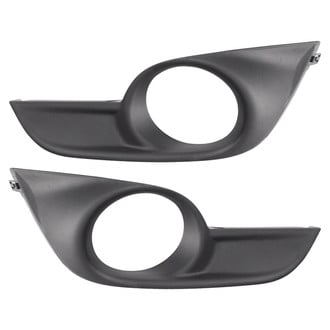 TRQ® - Front Driver and Passenger Side Fog Light Bezels
