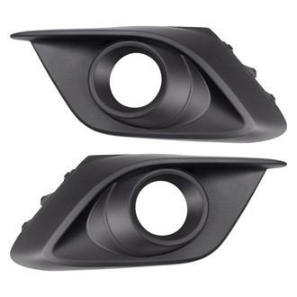 TRQ® - Front Driver and Passenger Side Fog Light Bezel
