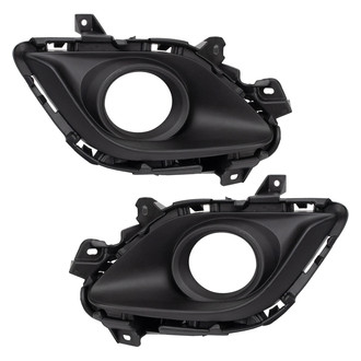 TRQ® - Front Driver and Passenger Side Fog Light Bezel