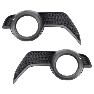 TRQ® - Front Driver and Passenger Side Fog Light Bezels