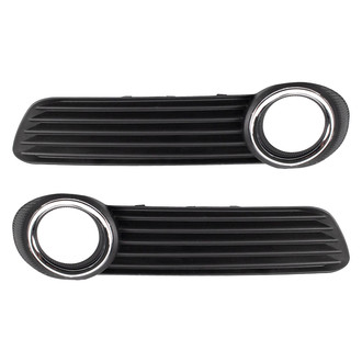 TRQ® - Front Driver and Passenger Side Fog Light Bezel Set