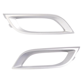 TRQ® - Front Driver and Passenger Side Fog Light Bezel
